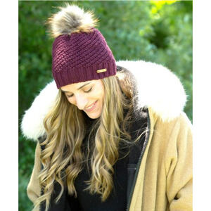 Sweet Turns Women's Lexington Beanie Maroon One Size